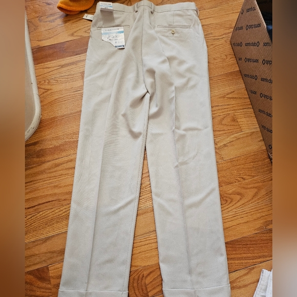 NWT Saddlebred Traveler Comfort Flex khakis with 3 way stretch, size 34x32 - Picture 5 of 8